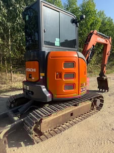 ;เข้าใหม่❗️ไมล์ ชม 3000❗️ Hitachi   ZX33U เอกสารชุดจด