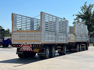 ISUZU FYH 360 แรง พ่วงแม่ลูกไม่ดั้มพ์ (แม่ 12 ล้อแท้ ลูก 3 เพลา)