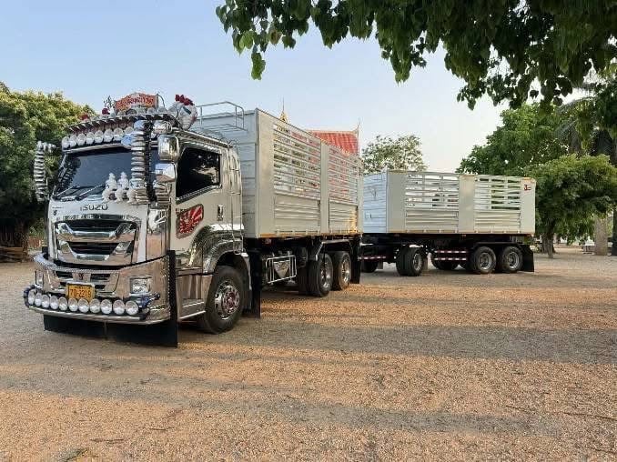 ISUZU FXZ 360 พ่วงแม่ลูกดั้ม  (เฟืองเร็ว)