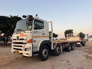 เข้าใหม่❗️ไมล์ 6 หมื่น❗️12ล้อ แท้ๆ GY2P 380 แรง พ่วงแม่ลูก พื้นเรียบ เข้าใหม่❗️ไมล์ 6 หมื่น❗️12ล้อ แท้ๆ GY2P 380 แรง พ่วงแม่ลูก พื้นเรียบ