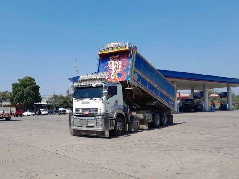 12ล้อ ISUZU  FYH 360 ดั้มพ์เกษตร