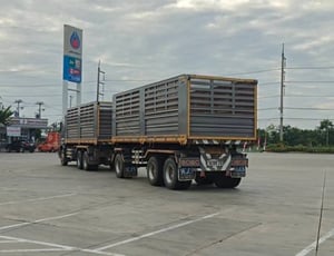 ISUZU FXZ 360 MT ปี 2566 พ่วงแม่ลูกดั้มพ์