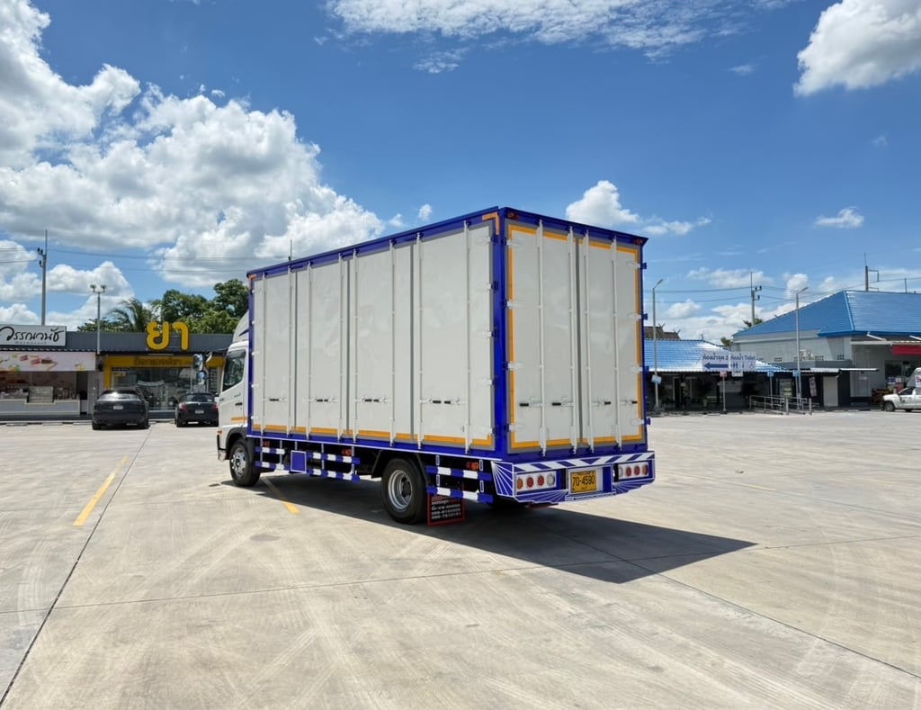 6 ล้อตู้แห้ง HINO NEW FC9J 210 เเห้ง 10 บาน 
