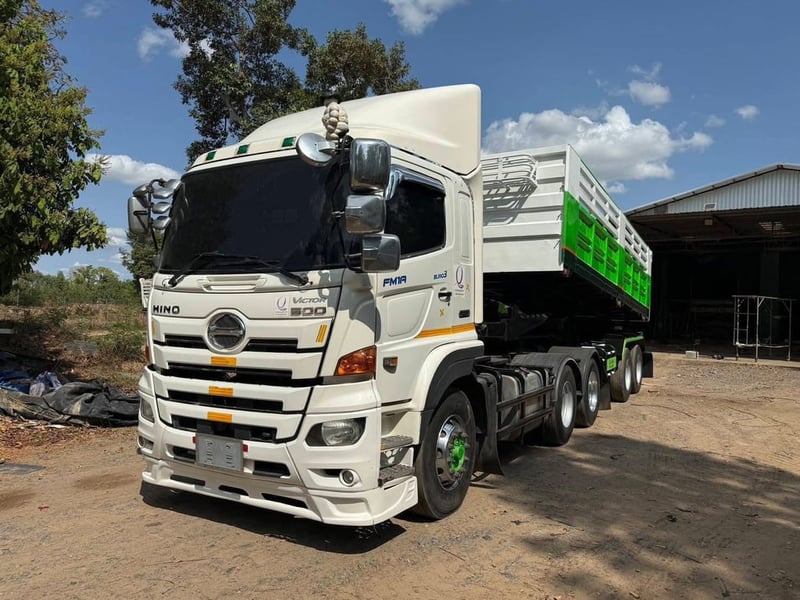 HINO 344 หัวลากพร้อมหางเซมิดั้มพ์