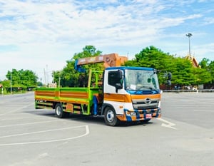 HINO FC2AB 240 แรง สนใจ 088-9799578  ( รถประกอบ ) ติดเครน TADANO 5 ตัน 