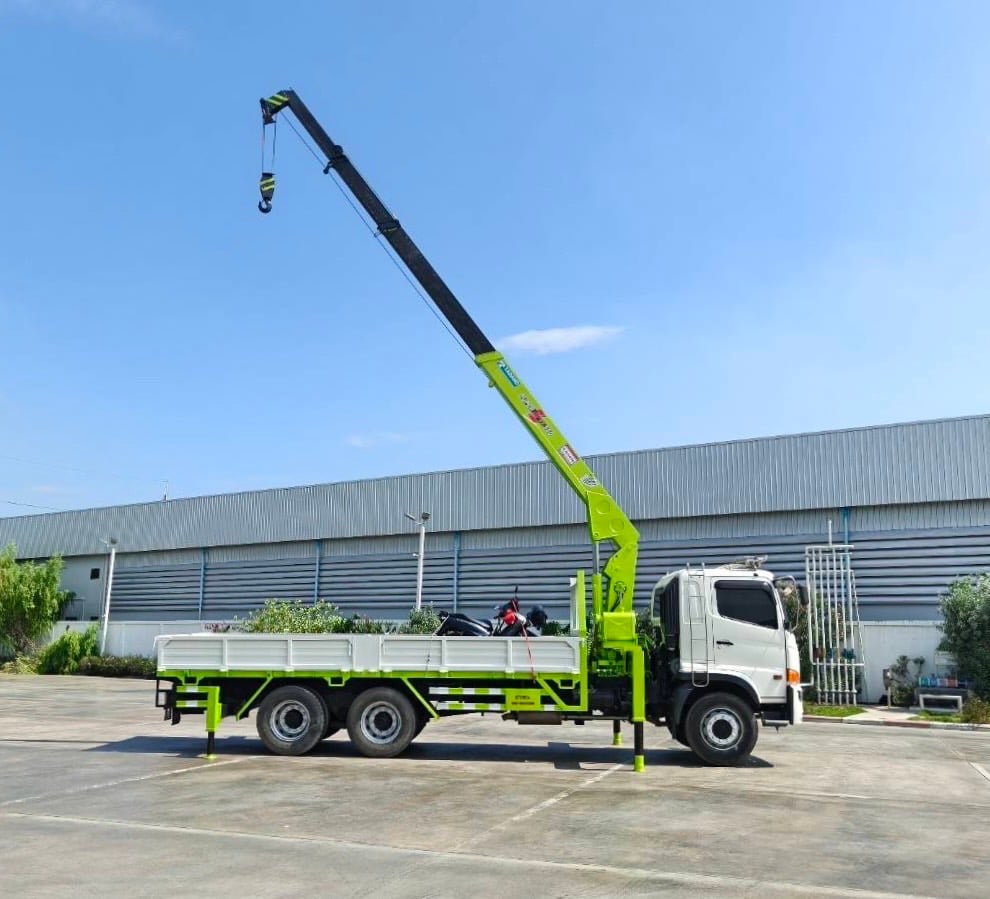 เข้าใหม่❗️เครน 8 ตัน❗️เลขไมล์ 97,468 กิโล HINO FL8J 260 แรง ติดเครน เข้าใหม่❗️เครน 8 ตัน❗️เลขไมล์ 97,468 กิโล HINO FL8J 260 แรง ติดเครน