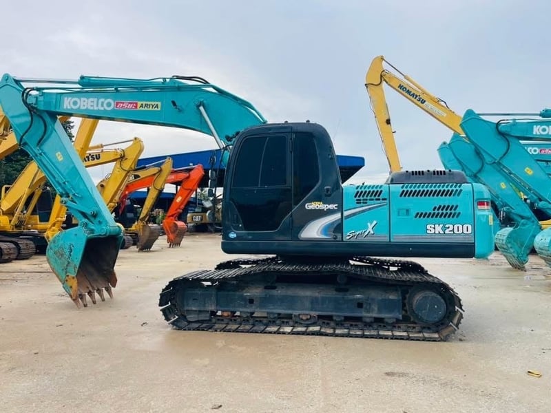 SK200-8YN12 สุเปอร ไฟฟ้าครบ  มีลายแย็กพร้อมใช้