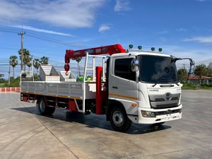 HINO 175 แรง ติดเครน 3.30 ตัน 4 ปลอก HINO 175 แรง ติดเครน 3.30 ตัน 4 ปลอก