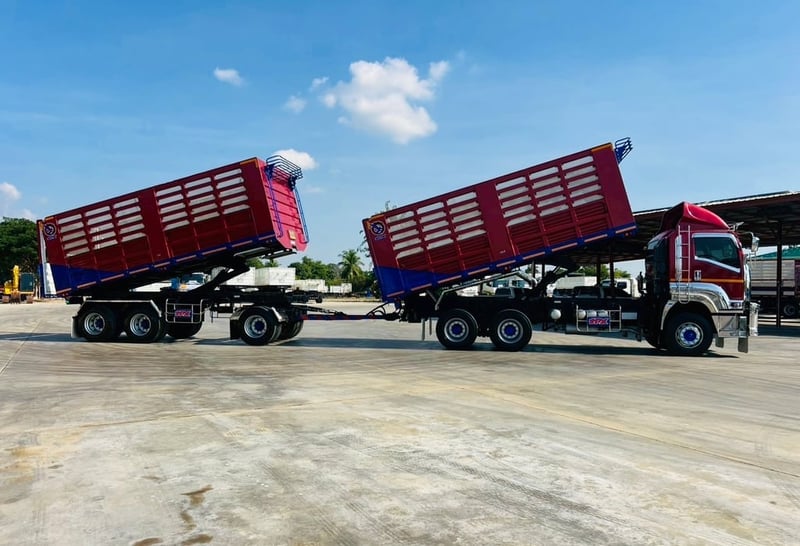 ฟรีๆ❗️ISUZU FXZ 360 พ่วงแม่ลูกดั้มพ์คอกเกษตร