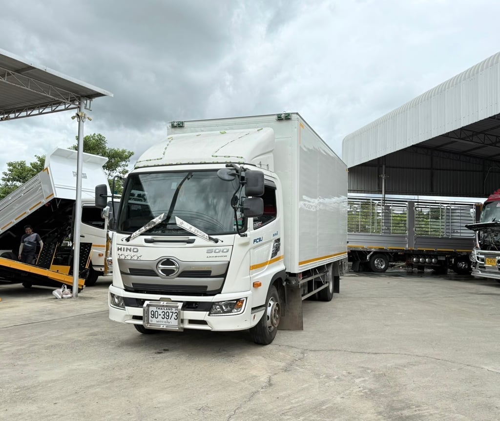 เข้าใหม่❗️ไมล์ 64,883 กิโล ❗️ HINO FC9J 210 แรง 6ล้อตู้เย็น