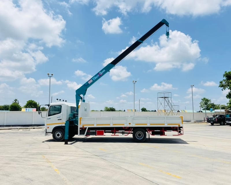 เข้าใหม่❗️HINO NEW FC9J 210 ติดเครน  ZR 503 ขนาด 5 ตัน