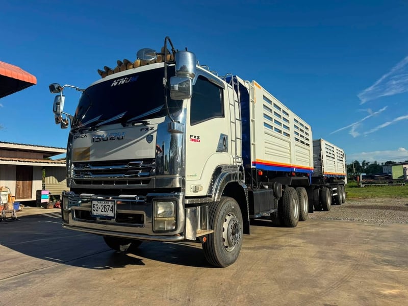 ISUZU FXZ 360 พ่วงแม่ลูกดั้มพ์ แม่ปี 2561