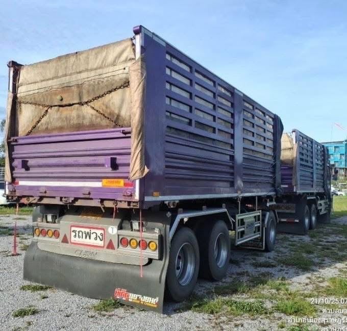 ISUZU 360 พ่วงแม่ลูกดั้มพ์เกษตร พฤศจิกายน 2567  ไมล์น้อย