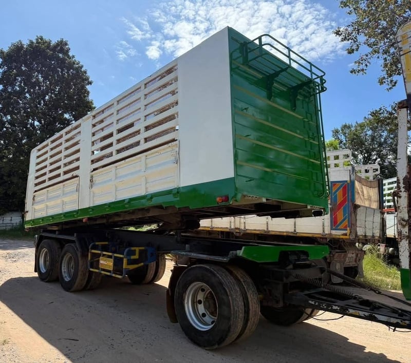 ISUZU 320 ปี 2549 พ่วงแม่ลูกดั้มพ์เกษตร