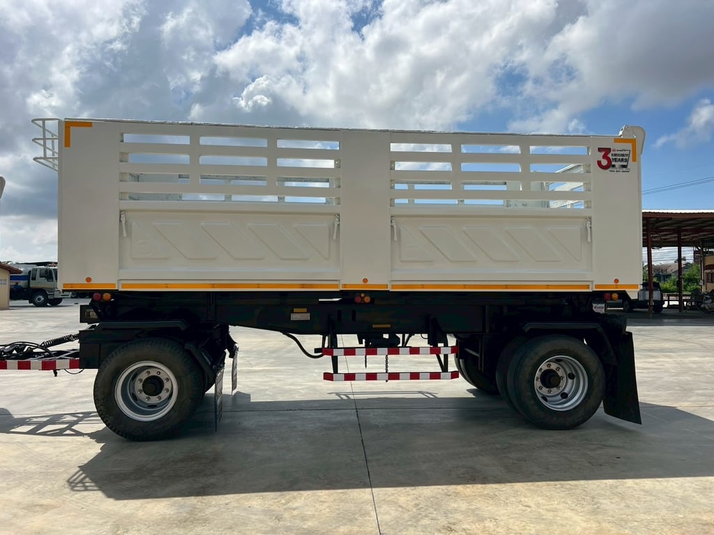 ลูกพ่วงดัมพ์ สามมิตร 2 เพลา ยาว 6.00 ม ลูกพ่วงดัมพ์ สามมิตร 2 เพลา ยาว 6.00 ม