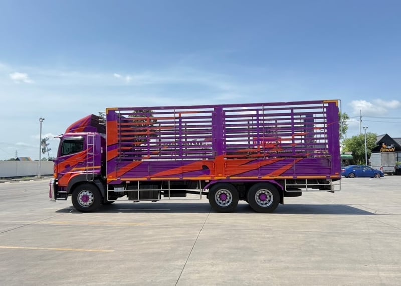 ขายด่วน ( เฉพาะกะบะ ) เปิดข้างได้ ใส่10ล้อ HINO VICTOR มา ยาว 7.80 เมตร