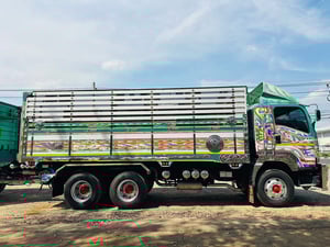 ISUZU FXZ 360 พ่วงแม่ลูกดั้มพ์ เกษตร