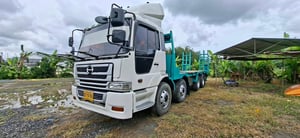HINO 380 แรง ท้ายลาดบรรทุกรถ บรรไดไฮดรอลิค