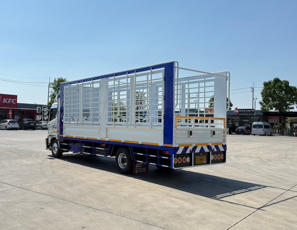 HINO NEW FC9J 210 กะบะเหล็กเปิดได้รอบ กว้างใน