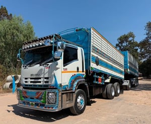 ISUZU FXZ 360 พ่วงแม่ลูกดั้มพ์