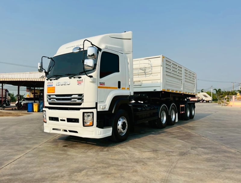 ISUZU GXZ 360 MT หัวลากพร้อมหาง เซมิดั้มป้ายแดง