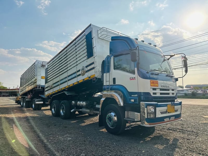 ISUZU FXZ 360 พ่วงแม่ลูกดั้มพ์คอกเกษตร 