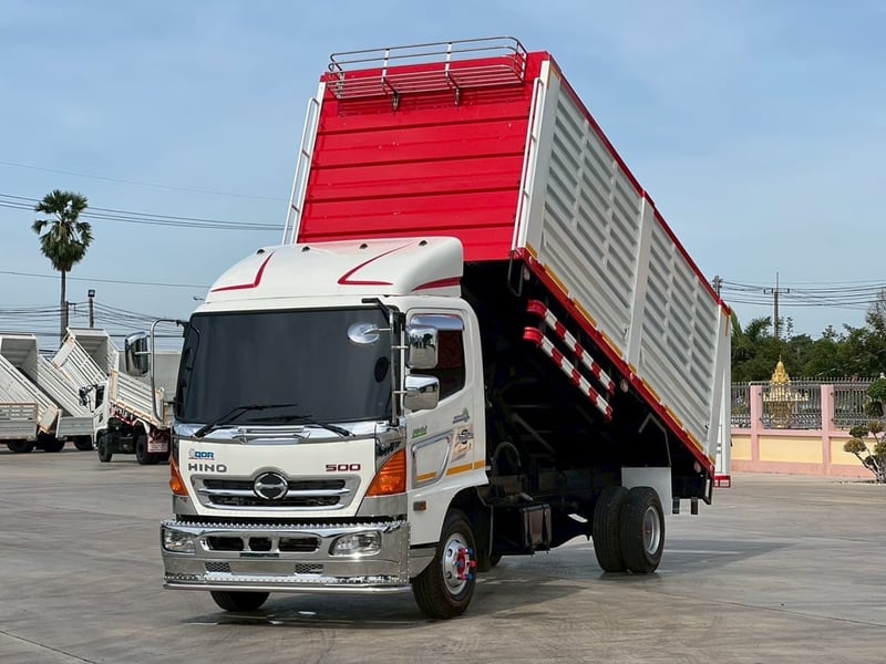 HINO FC4J 145 ดั้มพ์คอกเกษตร กะบะต่อใหม่ๆ