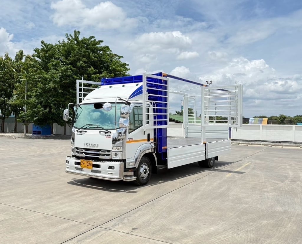 โปรโมชั่น❗️ค่าจัดโอนประกัน❗️ฟรี ( ถึง 31-8-68 )  NEW ISUZU.FRR 210 แรง ปี 2566