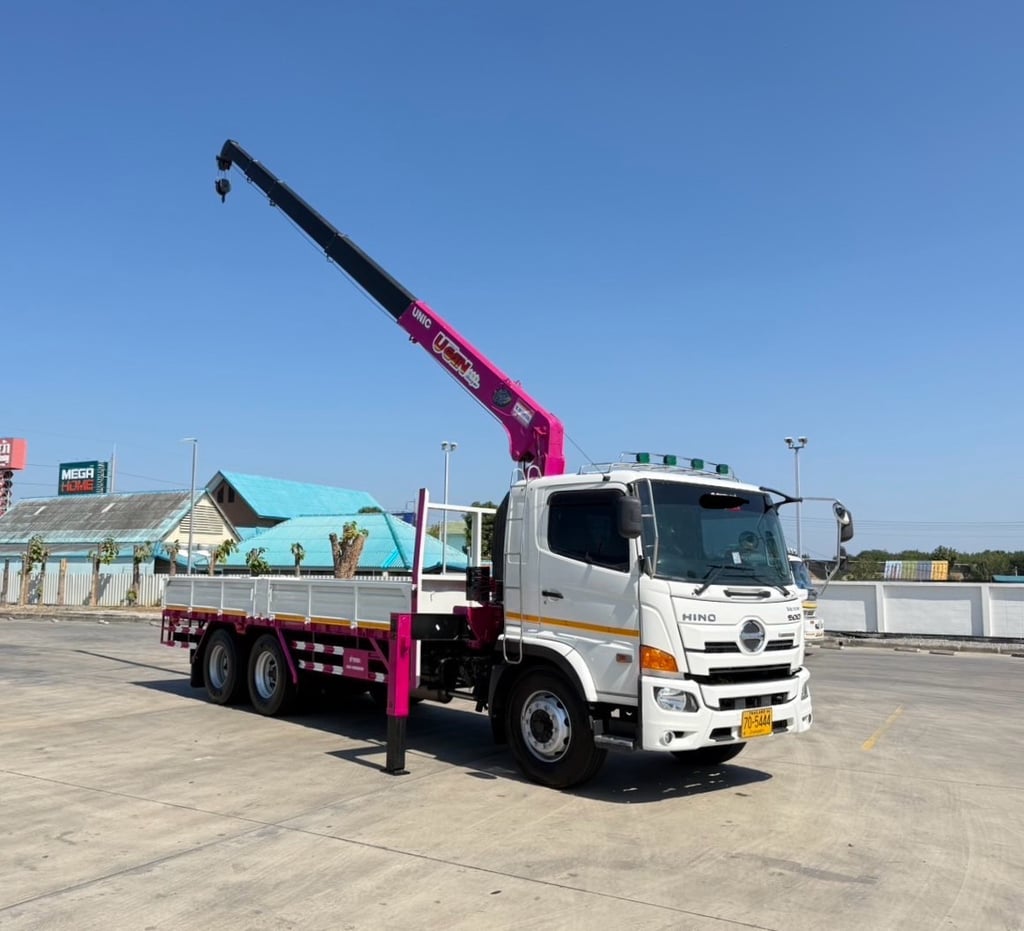 HINO FL8J 260 ปี 2566 ติดเครน UNIC URU 505 ขนาด 5 ตัน HINO FL8J 260 ปี 2566 ติดเครน UNIC URU 505 ขนาด 5 ตัน