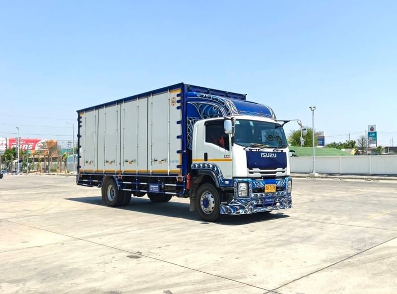 ISUZU FTR 240 MT ตู้แห้ง 10 บาน 