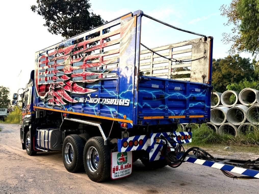 ISUZU FXZ 360 พ่วงแม่ลูกดั้มพ์เกษตร ISUZU FXZ 360 พ่วงแม่ลูกดั้มพ์เกษตร