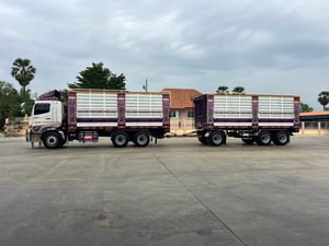 ไมล์ 77,544 กิโล❗️HINO FM 2P 380 พ่วงแม่ลูก