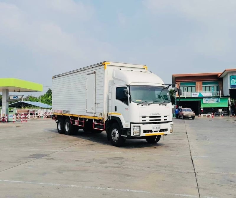 10 ล้อ❗️เเปลงเพลายกได้❗️ตู้แห้งลิฟต์ท้าย