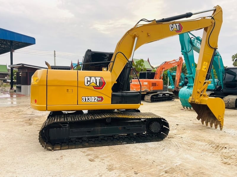 CAT312D2 เดิมๆเครื่องปั๊มแห้ง  แอร์เย็นระบบไวเร็วแรง โซ่ใหม่ 