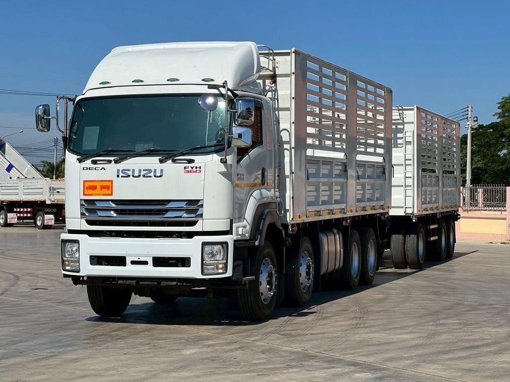 ISUZU FYH 360 ปี 2563 พ่วงแม่ลูก(ไม่ดั้มพ์) (แม่ 12 ล้อแท้ ISUZU FYH 360 ปี 2563 พ่วงแม่ลูก(ไม่ดั้มพ์) (แม่ 12 ล้อแท้