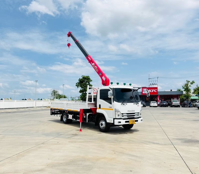 เข้าใหม่❗️ISUZU NEW FRR210 MT  ติดเครน 3 ตัน