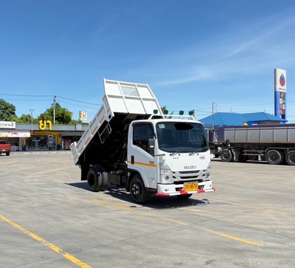เข้าใหม่❗️ไมล์ 16,864 กิโล❗️ISUZU NMR  130 แรง ปี 2566 ดั้มพ์ 3 คิว