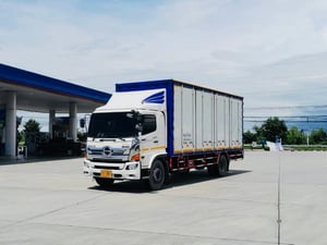 ไมล์ 6 หมื่นกว่า❗️HINO NEW FC9J 210  ตู้เเห้ง 10 บาน  ปี 2566