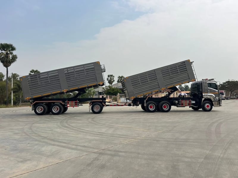 ISUZU FXZ 360 MT พ่วงแม่ลูกดั้มพ์เกษตร