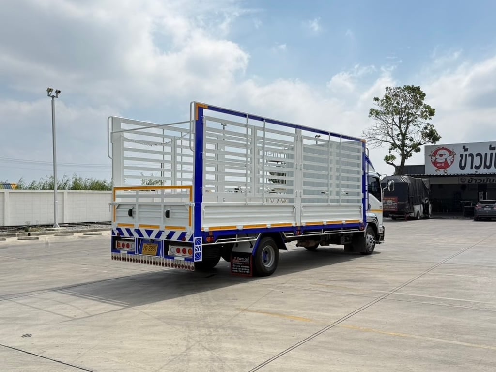 ฟรีๆ❗️HINO NEW FC9J 210 กะบะเหล็ก เปิดข้างได้รอบ