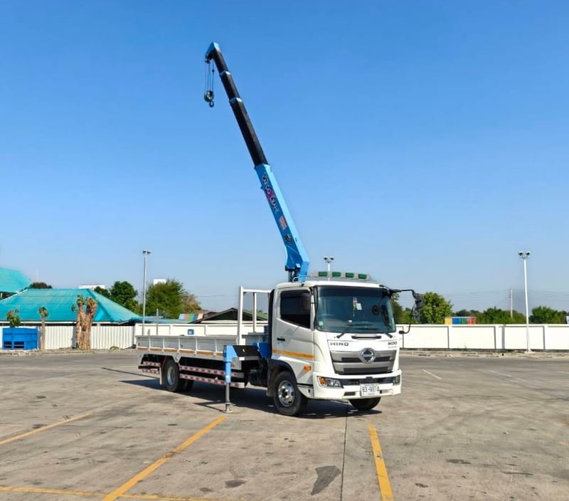 เข้าใหม่❗️ไมล์ 37,028 กิโล❗️HINO FC9J 210 แรง  ติดเครน