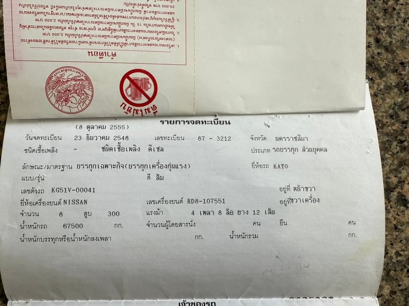 KATO เครน 80 ตัน  พร้อมใช้งาน ปี 2548