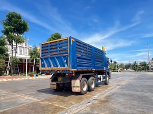 ไมล์ 26,255❗️ISUZU FXZ 360 MT   ดั้มพ์เกษตร รถ 8 เดือน ปี 2567