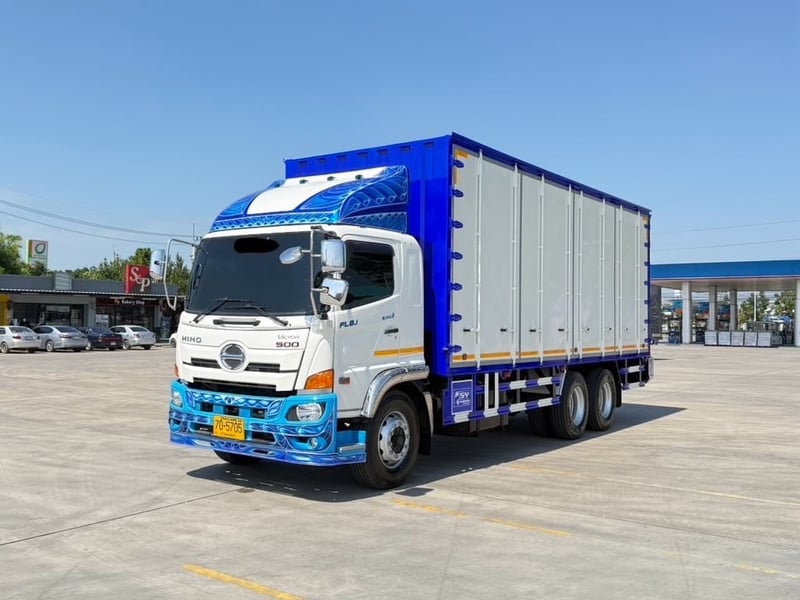 ไมล์ 72,979 กิโล❗️HINO FL8J 260 ตู้แห้ง