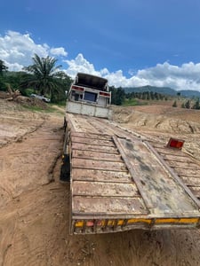 ISUZU FVZ33M-195 แรง 2 เพลา  ท้ายลาด