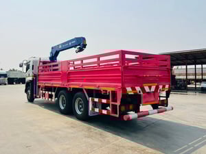 เข้าใหม่❗️ไมล์ 26,028❗️ISUZU FVM 300 MT  ติดเครน ZE 5 ตัน