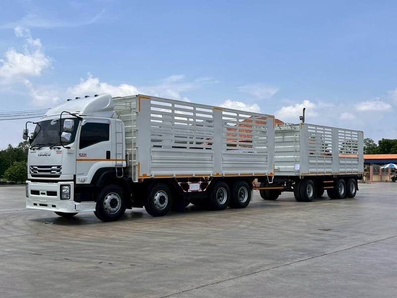 เข้าใหม่❗️ISUZU FYH 360 JT ปี 2565 พ่วงแม่ลูก (ไม่ดั้มพ์)