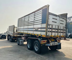 ISUZU FXZ 360 พ่วงแม่ลูกดั้มพ์เกษตร