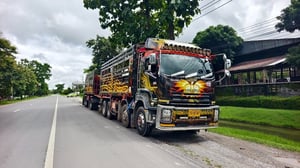 ISUZU FYH 360 ปี 2557 พ่วงแม่ลูกดั้มพ์ คอกเกษตร