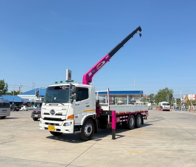 รถ10ล้อติดเครน HINO FL8J 260 แรง ปี 2566